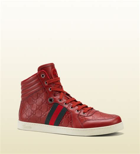 gucci rebel sneakers|gucci red sneakers men.